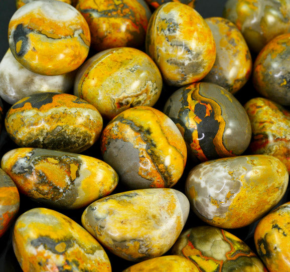 Explore the beauty of bumble bee jasper