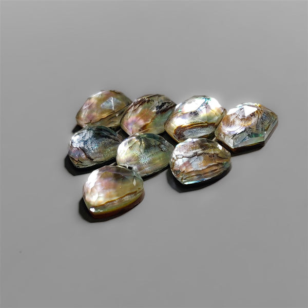 Rose Crystal & Abalone Shell Lot