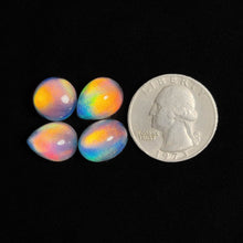 Crystal And Aurora Opal Doublets Lot