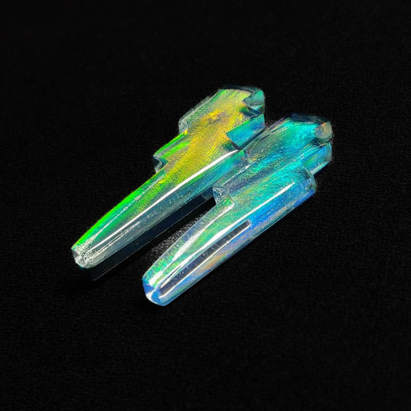 Crystal And Aurora Opal Doublets Bolts Lot