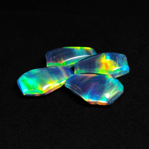 Crystal And Aurora Opal Doublets  Coffins Lot