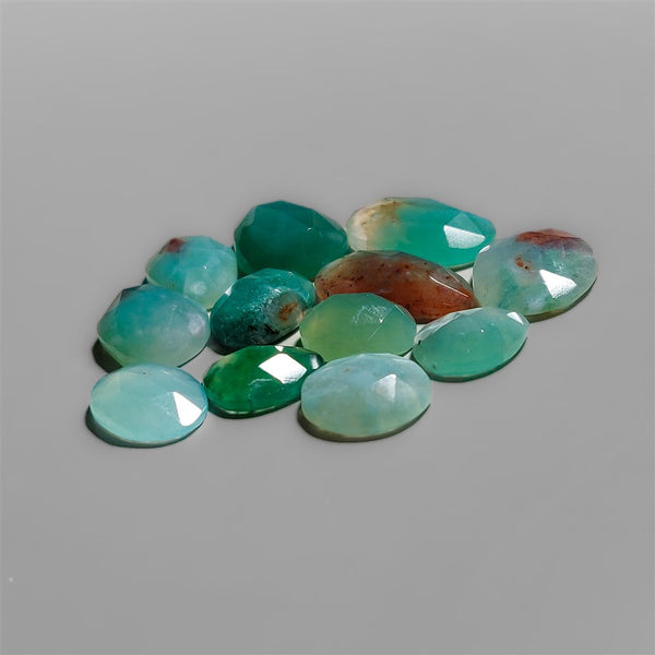 Rose Cut Aqua Chrysoprase Lot