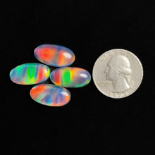 Crystal And Aurora Opal Doublets Cabs Lot