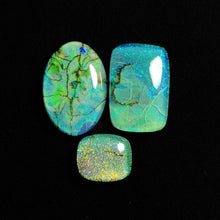 Crystal And Monarch Opal Doublets Lot