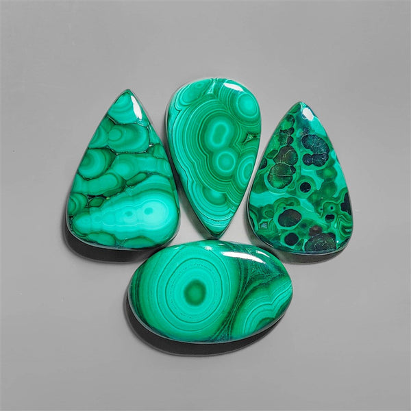 High Grade Malachite Cabochons Lot