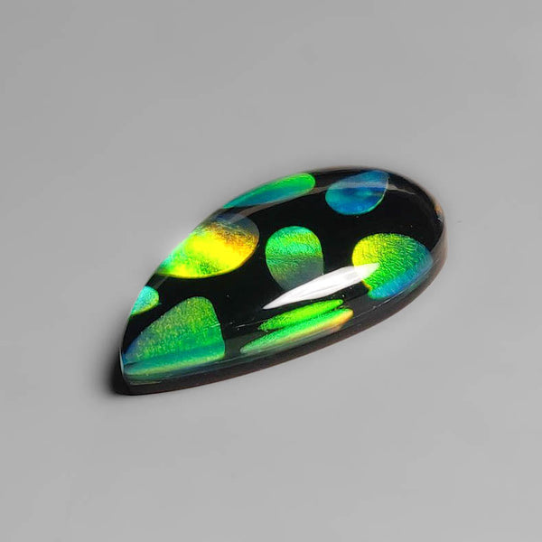 Aurora Opal Mosaic In Crystal And Black Onyx Doublet Lot