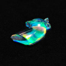 Handcarved Crystal And Aurora Opal Doublet Unicorn