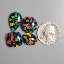 Aurora Opal Mosaic Doublets Lot