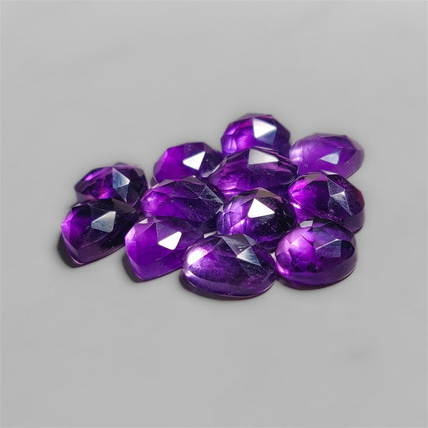 Rose Cut Amethysts Lot