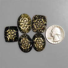 Rose Cut Dark Goldstones Lot