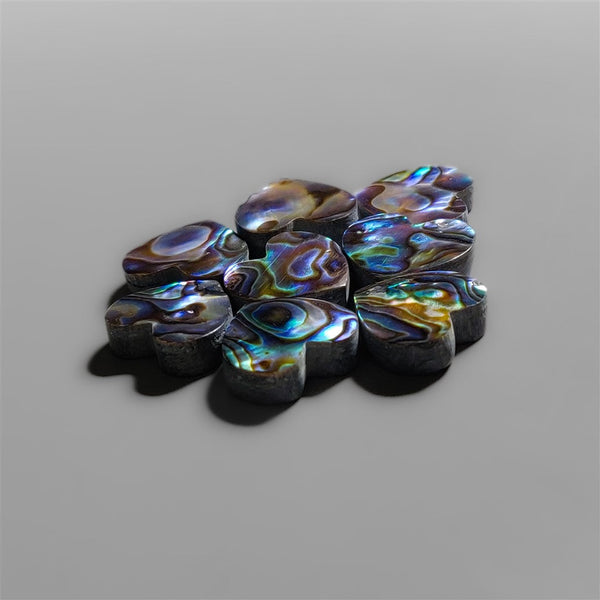 Calibrated Paua Shell Hearts Lot