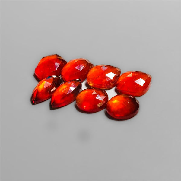 Rose Cut Hessonite Garnet Lot