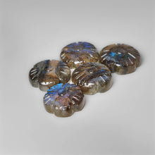 Floral Carved Labradorite Lot