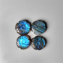 Floral Carved Labradorite Lot 2126