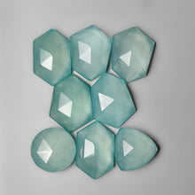 Rose Cut Aqua Chalcedony Lot 2137