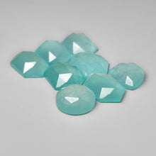 Rose Cut Aqua Chalcedony Lot