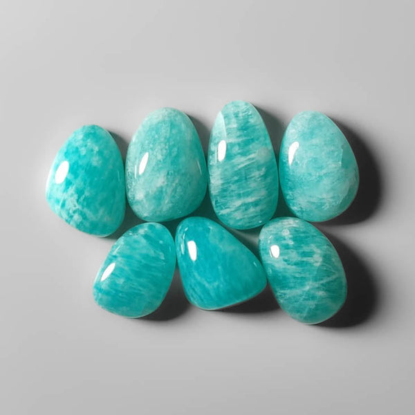 Peruvian Amazonite Cabs Lot 2152