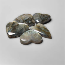 High Grade Golden Labradorite Hearts Lot