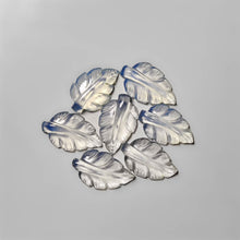 Handcarved Opalite Leaves Lot 2180