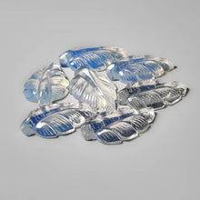 Handcarved Opalite Leaves Lot