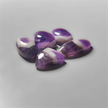 Dogtooth Amethyst Cabochons Lot (Aka Chevron Amethyst)