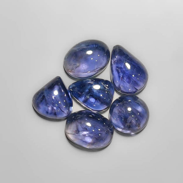 High Grade Iolite Cabs Lot 2256