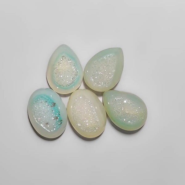 Aqua Chalcedony Druzy Lot 2258