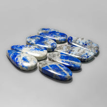 Lapis Lazuli Pairs Lot With Quartz Inlclusions