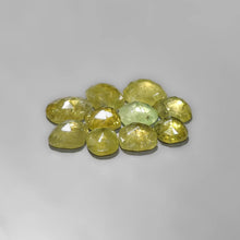 Rare Rose Cut Green Grossular Garnets Lot