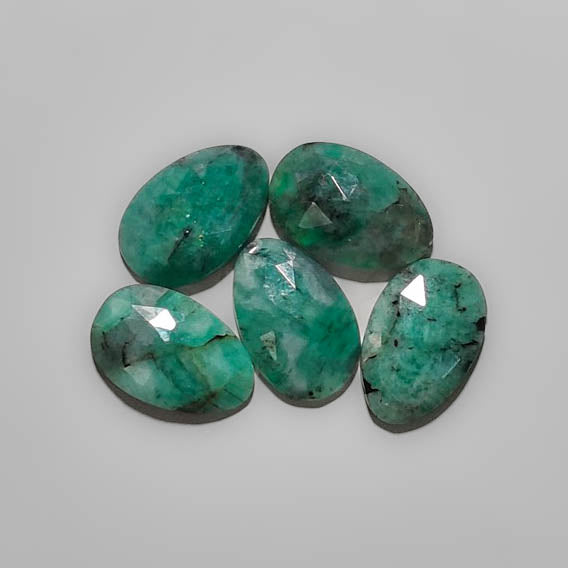 Rose Cut Zambian Emeralds Lot 2320