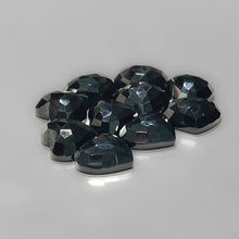 Rose Cut Black Spinel Hearts Lot