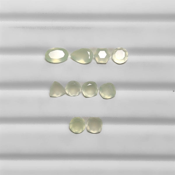 Faceted Green Chalcedony Lot 2347