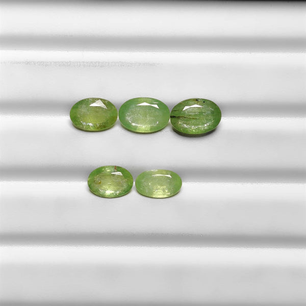 Rare Faceted Mint Green Kyanites Lot 2348