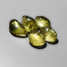 Green Gold Lemon Quartz Cabochons Lot