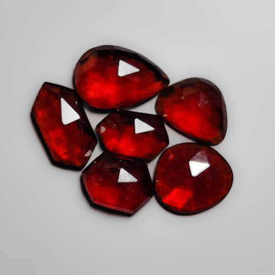 Rose Cut Hessonite Garnet 2372