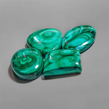 High Grade Malachite Cabochons Lot