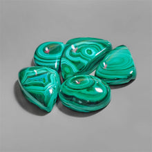 High Grade Malachite Cabochons Lot