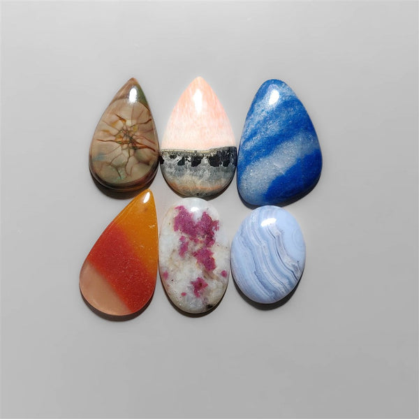 Mix Gemstone Cabochons Lot-2479