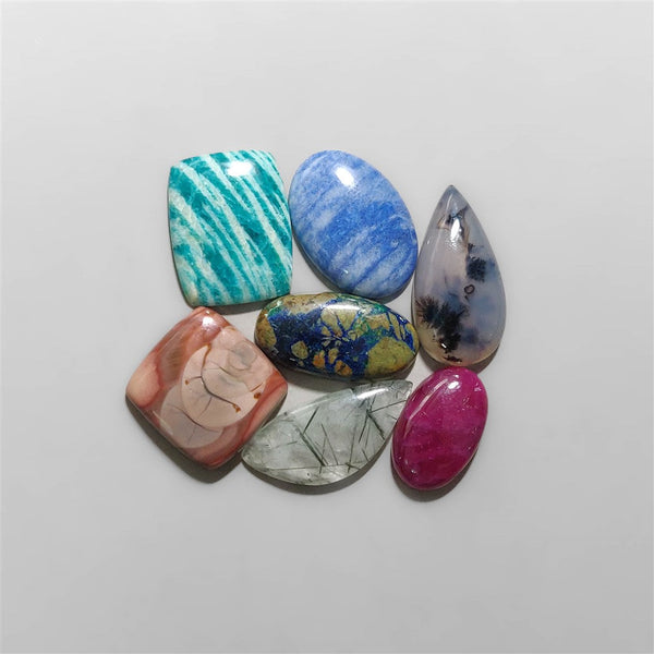 Mix Gemstone Cabochons Lot-2483