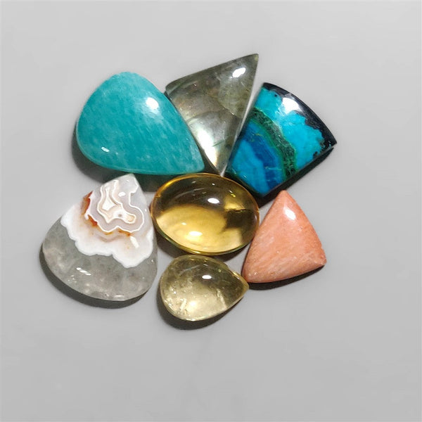 Mix Gemstone Cabochons Lot-2489