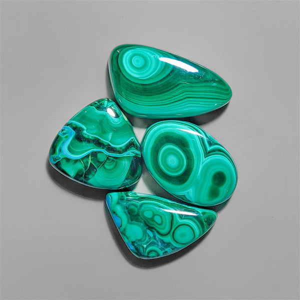 High Grade Malachite Cabochons Lot