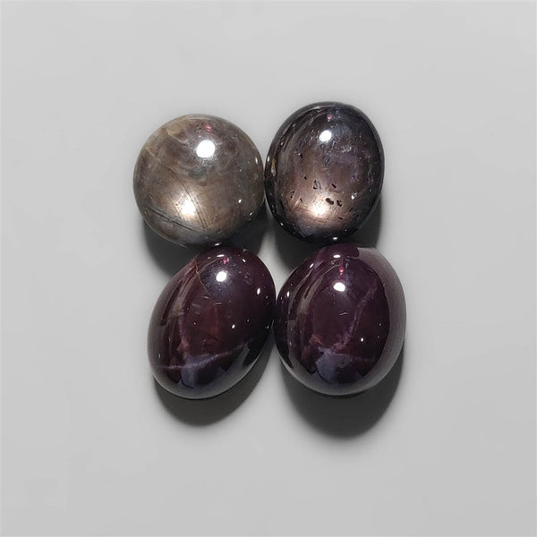 Star Garnet and Golden Sapphire Cabochons Lot-2529