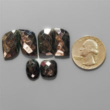 Rose Cut Dark Goldstones Lot