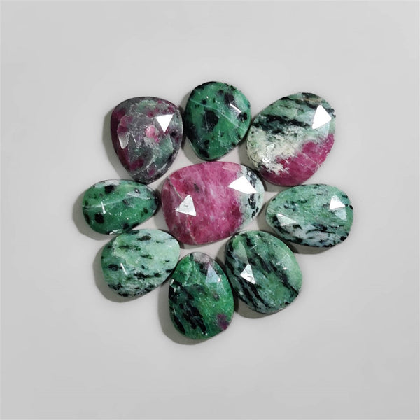 Rose Cut Ruby Zoisite Lot-2609