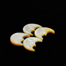 Hancarved Mother Of Pearl Moonface Moonface Crescents Lot