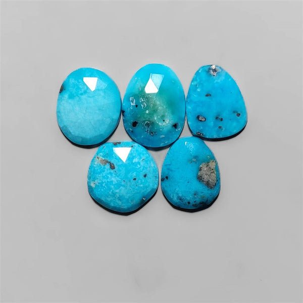 Rose Cut Morenci Turquoise Lot-2646