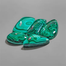 High Grade Malachite Cabochons Lot