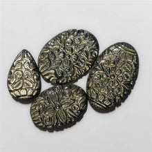 AAA Mughal Carved Goldensheen Obsidian Lot-2652