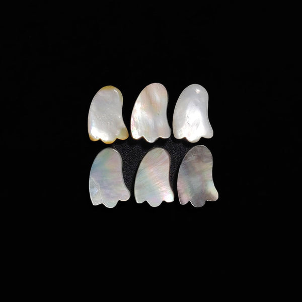 Handcarved Mother Of Pearl Ghosts Lot-2654