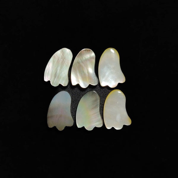 Handcarved Mother Of Pearl Ghosts Lot-2655